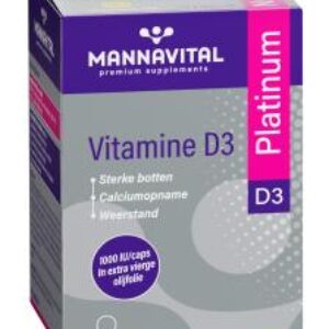 MannaVital Vitamine D3 Platinum 90 pearls