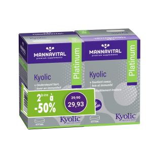 MannaVital Kyolic Platinum 60Vtabs Duopack