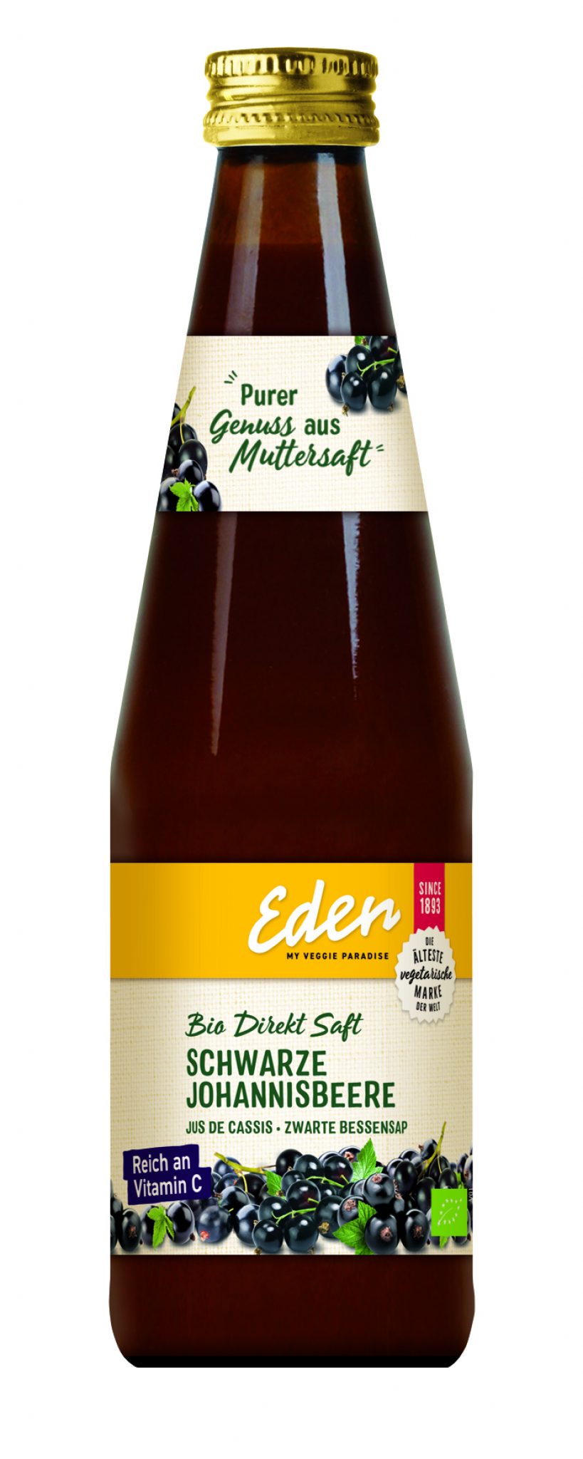 Koop Eden Zwarte Bessensap 330ml Online - Vlasblomme Roeselare