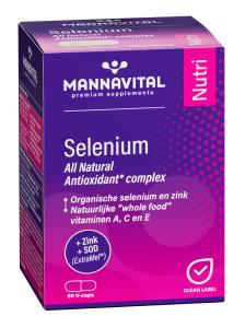 MannaVital Selenium All Natural Antioxidant complex 60Vcaps